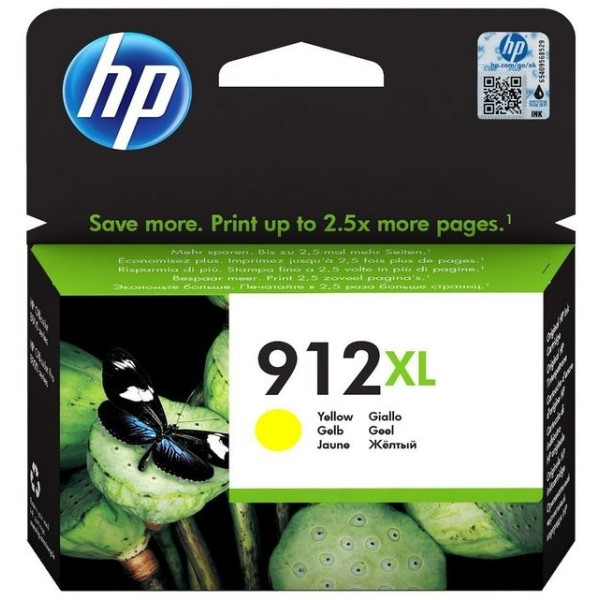 HP 912XL Yellow Original Ink Cartridge (3YL83AE)