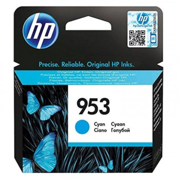HP 953 Cyan Original Ink Cartridge (F6U12AE)