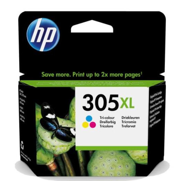 HP 305XL Tri-Colour Original Ink Cartridge (3YM63AE)