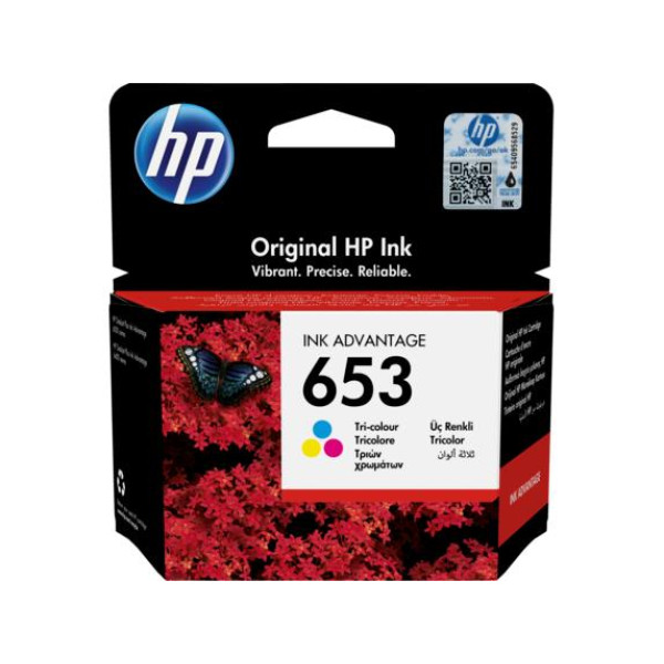 HP 653 Tri-Colour Original Ink Cartridge (3YM74AE) HP 653 Tri-Colour Original Ink Cartridge (3YM74AE)