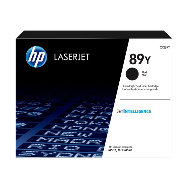 HP 89Y Black Extra High Yield Original LaserJet Toner Cartridge (CF289Y) – 20,000 Pages