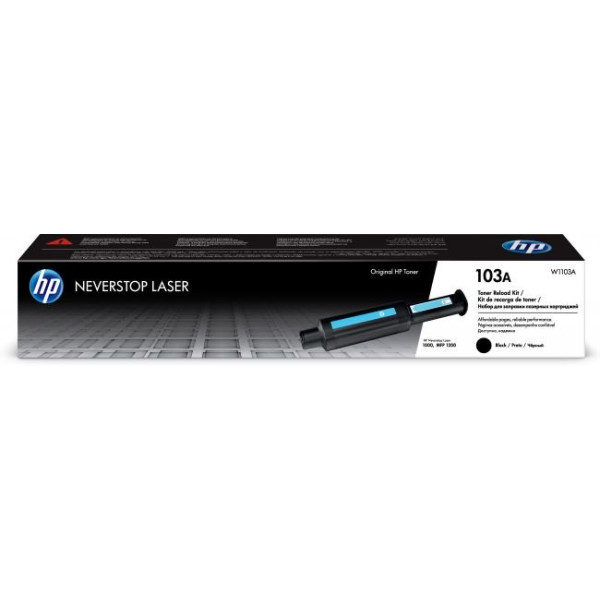 HP 103A Black Original Toner Reload Kit (W1103A) HP 103A Black Original Toner Reload Kit (W1103A)