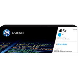 HP 415X Cyan High Yield Original Toner Cartridge (W2031X)