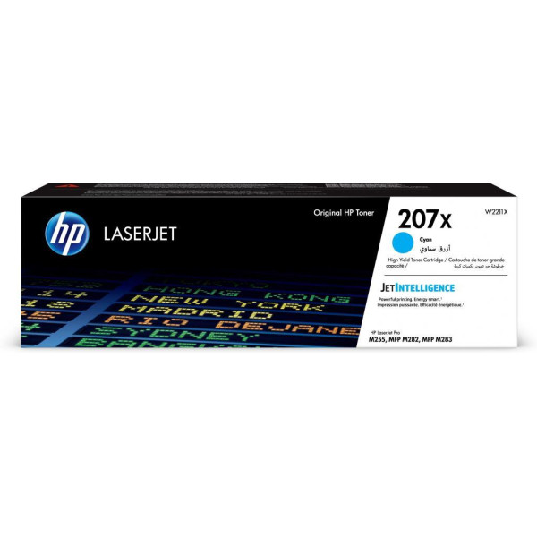 HP 207X Cyan High Yield Original Toner Cartridge (W2211X) HP 207X Cyan High Yield Original Toner Cartridge (W2211X)