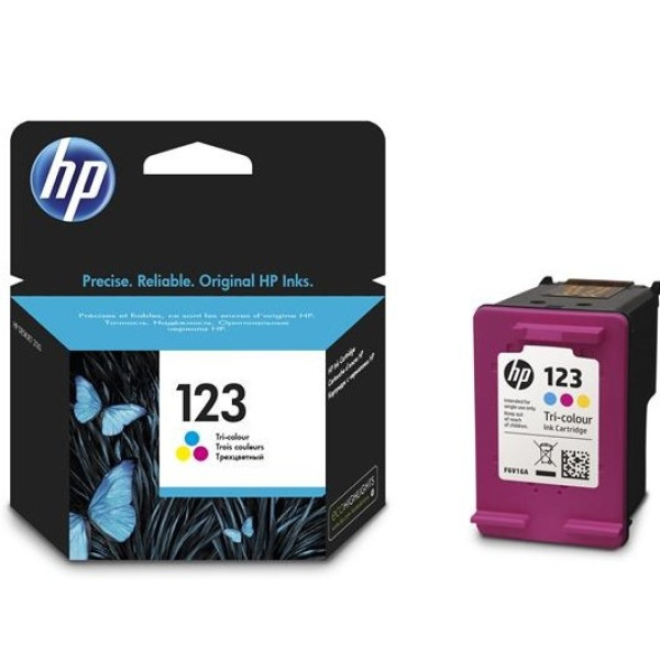 HP 123 Tri-Colour Original Ink Cartridge (F6V16AE) HP 123 Tri-Colour Original Ink Cartridge (F6V16AE)