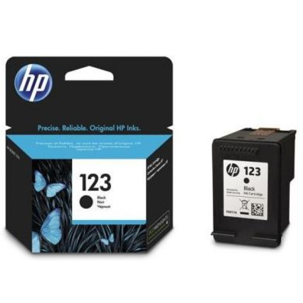 HP 123 Black Original Ink Cartridge (F6V17AE)