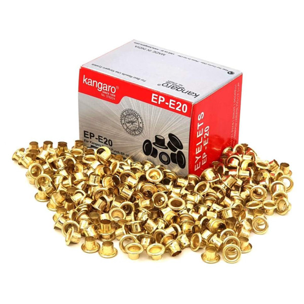 KANGARO Gold 4mm Eyelets 250/Box KANGARO Gold 4mm Eyelets 250/Box
