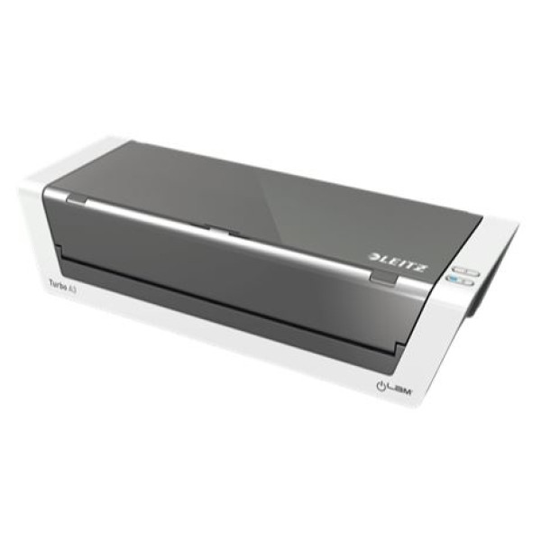 LEITZ iLam Touch Turbo A3 Laminator 6 Roller - Silver & Black