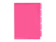 MEECO A4 Secretarial Folder with 5 Tabs - Pink MEECO A4 Secretarial Folder with 5 Tabs - Pink