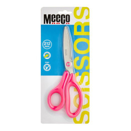 MEECO Executive Scissor 212mm Right Handed - Neon Pink