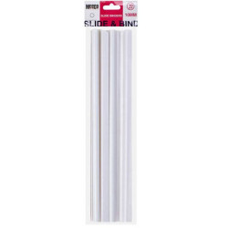 MEECO Slide Binder 10mm White - 10 Pack