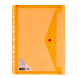MEECO A4 Fileable Carry Folder - Orange