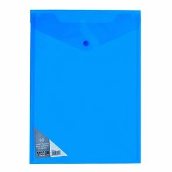 MEECO A4 Vertical Carry Folder - BLUE