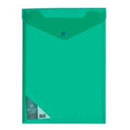 MEECO A4 Vertical Carry Folder - Green