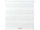 PARROT Educational Board Magnetic Whiteboard Music Side Panel - 1230 x 1230mm