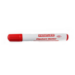 PENFLEX Flip Chart Marker Bullet Tip Red
