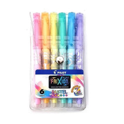 PILOT Frixion Light Highlighter Pastel Colours - Wallet of 6