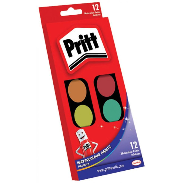 PRITT Water Colour Paint Set 12s