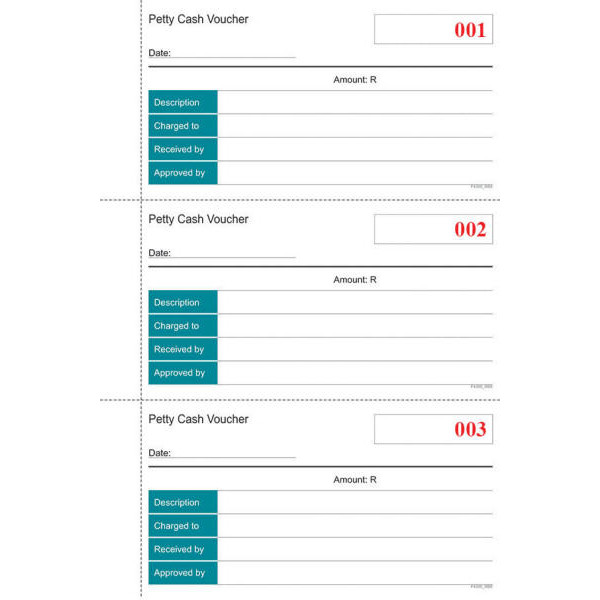 RBE Duplicate Petty Cash Book A5 - 3 to View RBE Duplicate Petty Cash Book A5 - 3 to View