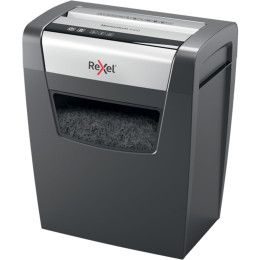 Left side view of REXEL Momentum X410 Cross Cut Office Shredder