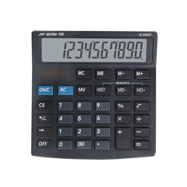 SDS 100 Desktop Calculator 12 Digit SDS 100 Desktop Calculator 12 Digit