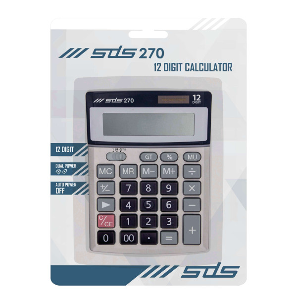 SDS 270 Desktop Calculator 12 Digit
