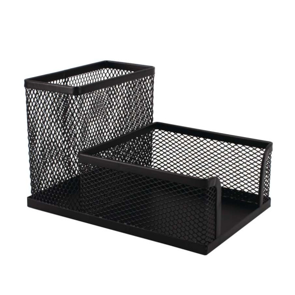 SDS Metal Mesh Cube and Pen Holder Mesh Black SDS Metal Mesh Cube and Pen Holder Mesh Black