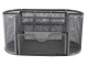 SDS M820s Metal Mesh Clip and Pen Holder with Drawer Silver