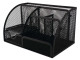 SDS M810 Metal Mesh Clip, Pen and Memo Holder with Drawer Black