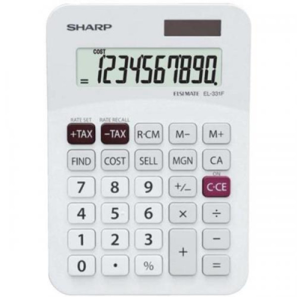 SHARP EL331F Mini Desktop Twin power Calculator - 10 Digit