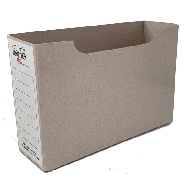 TIDY FILES Top Retrieval Board Containers A4 32cm - Pack of 10