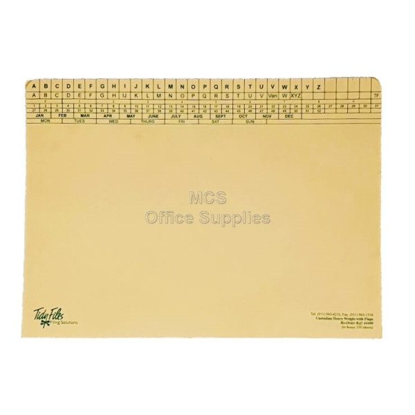 TIDY FILES A4 Top Retrieval Heavy Duty File 250gsm - Pack of 25