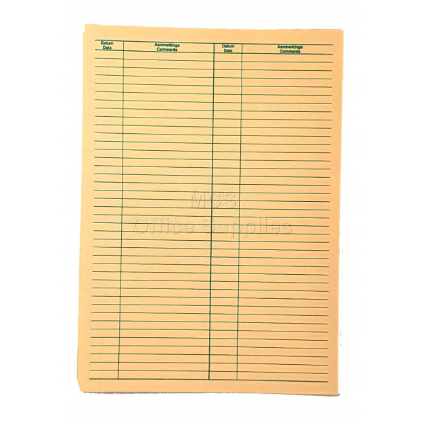 TIDY FILES A4 Economy Alternative Medical File - Pack of 25