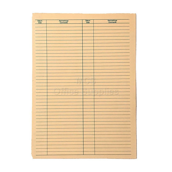 TIDY FILES A4 Economy Custodian General Medical File - Pack of 25