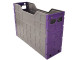 TIDY FILES Top Retrieval Solid Plastic Containers A4 Mauve - Pack of 5
