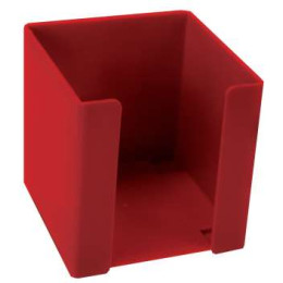 TREELINE Memo Cube Holder Plastic - Red