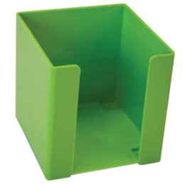 TREELINE Memo Cube Holder Plastic - Lime Green