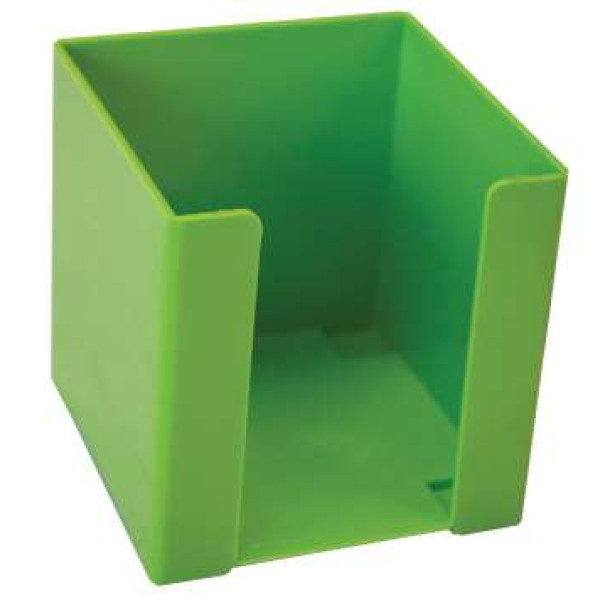 TREELINE Memo Cube Holder Plastic - Lime Green