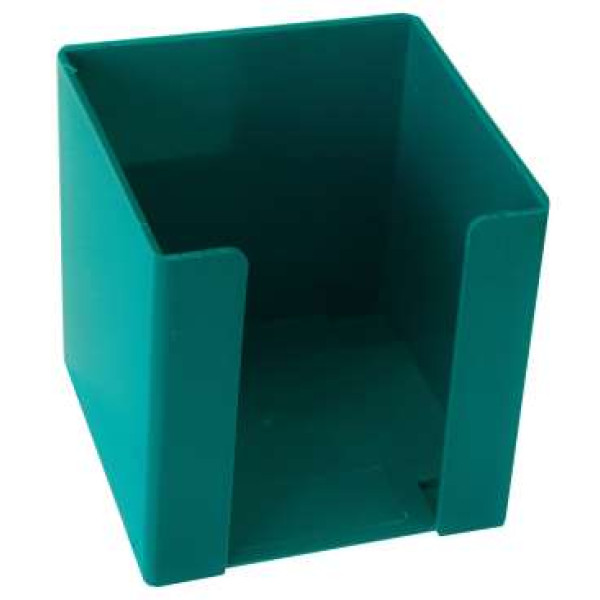TREELINE Memo Cube Holder Plastic - Azure Blue TREELINE Memo Cube Holder Plastic - Azure Blue