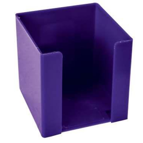 TREELINE Memo Cube Holder Plastic - Electric Purple