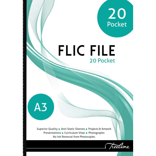 TREELINE FLIC FILE A3 - 20 Pockets TREELINE FLIC FILE A3 - 20 Pockets