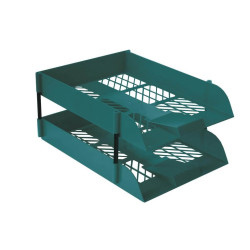 TREELINE Desk Letter Tray Set - Azure Blue