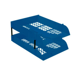 TREELINE Desk Letter Tray Set - Blue