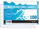 Treeline Ruled Record Cards 102 x 152mm Treeline Ruled Record Cards 102 x 152mm