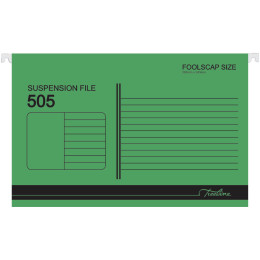 TREELINE Foolscap Suspension Files Green - Pack of 25
