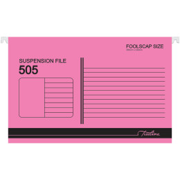 TREELINE Foolscap Suspension Files Pink - Pack of 25