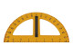 TREELINE Chalkboard Protractor 180 Degree - Yellow TREELINE Chalkboard Protractor 180 Degree - Yellow