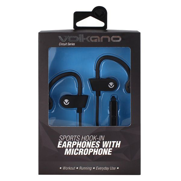 VOLKANO Circuit Series Sports Hook-in earphones with Mic