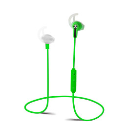 VOLKANO Motion Series Bluetooth Earphones - Green and Black