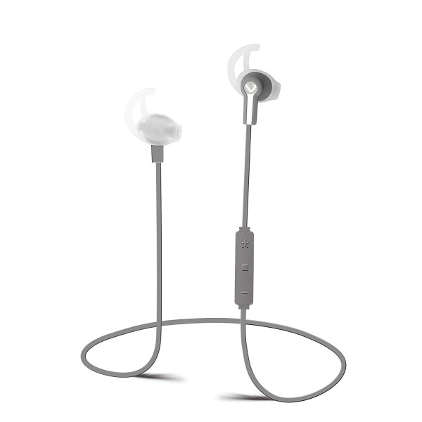 VOLKANO Motion Series Bluetooth Earphones - Grey and White